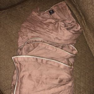 Velascarves vela hijab mauve zipper edge